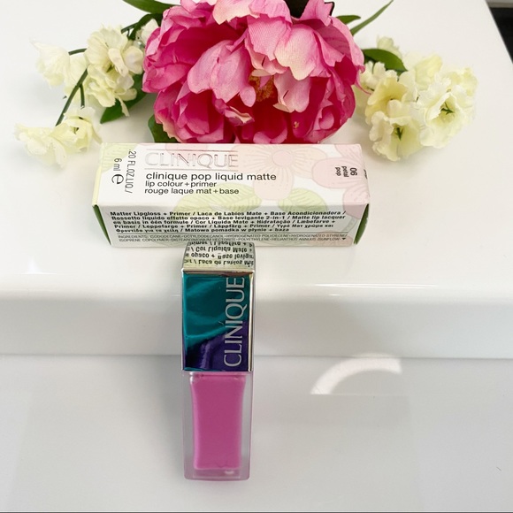 CLINIQUE Pop Lacquer Lip Colour + Primer - Picture 2 of 4